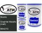 Preview: Mazda, Graphite Metallic (matt), M6427G: 500ml Lackdose + 500ml Klarlack + 250ml Härter - Set, von ATW Autoteile West.